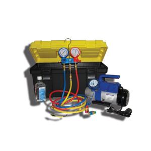 Портативное устройство для вакуумирования и заправки систем кондиционирования SMC-041-1 New Портативное устройство для вакуумирования и заправки систем кондиционирования SMC-041-1 New