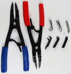 Съемник стопорных колец 2шт со сменными носами 10" TA-H1036