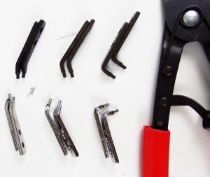 Съемник стопорных колец 2шт со сменными носами 10" TA-H1036