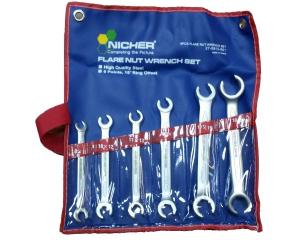 Ключи разрезные 27-0912-S01C (набор 6 штук) NICHER®