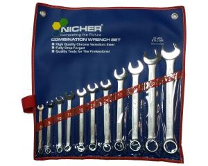 Ключи комбинированные 27-420M-S11C-NR (набор 11шт) NICHER®