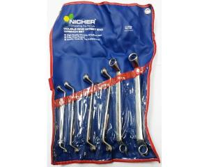 Ключи накидные 75° 27-900M-S6C-NR (набор 6шт) NICHER®