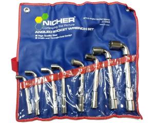 Ключи угловые торцевые 271808C (набор 8шт) NICHER®