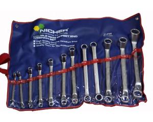 Ключи накидные 75° 27-900M-S12C-NR (набор 12шт) NICHER®