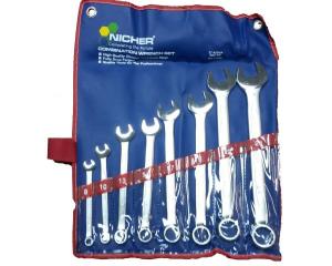 Ключи комбинированные 27-420MA-S8C-NR набор (8шт) NICHER®