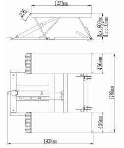 LR06 Низкоуровневый передвижной подъемник 2,8 т.