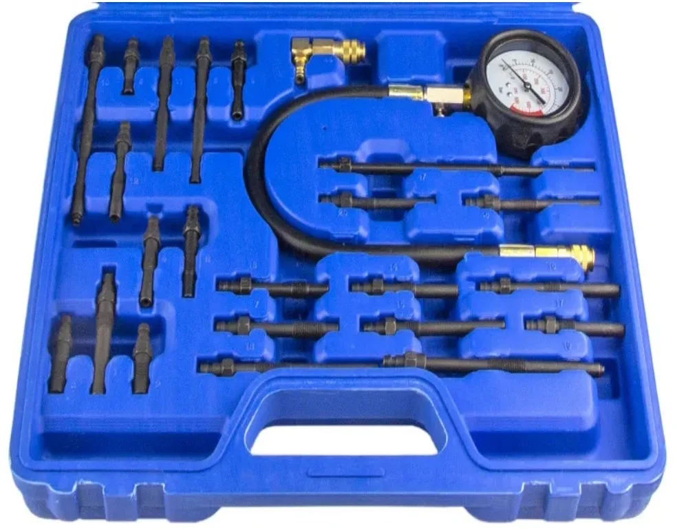Универсальный компрессометр для дизельных и бензиновых двигателей «MASTER SET» , 48 предметов ZIPMEND