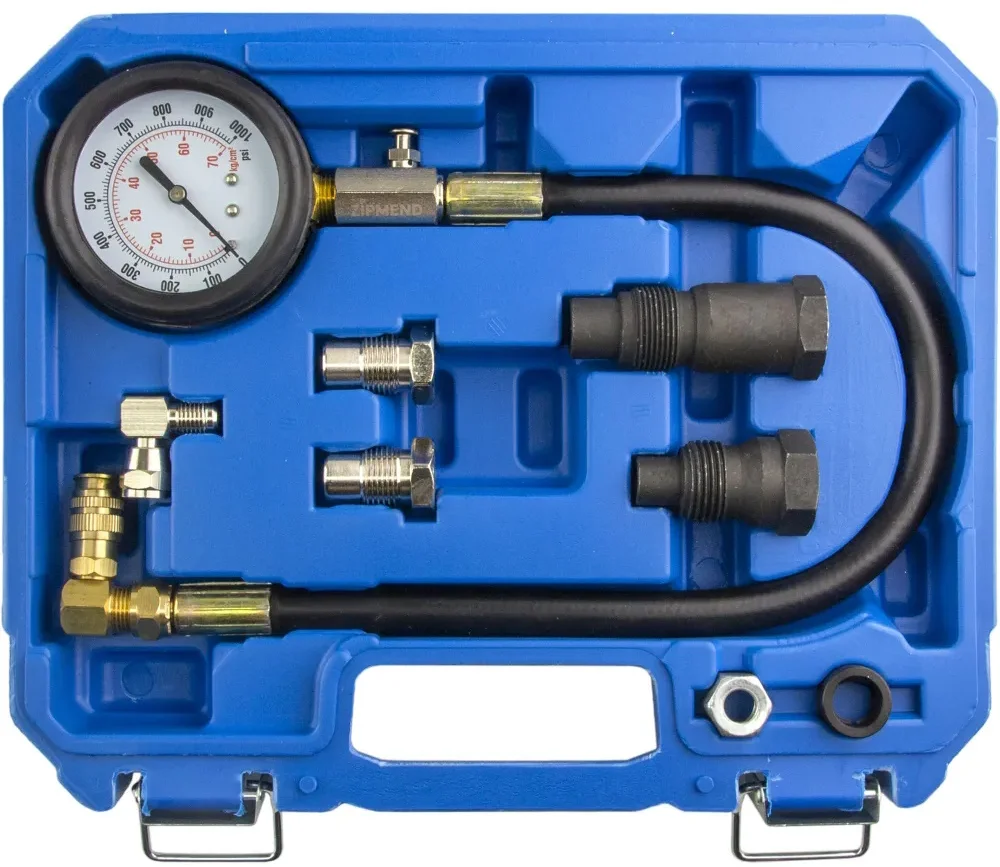 Компрессометр дизельный (0–70bar), 19 предметов, ZIPMEND