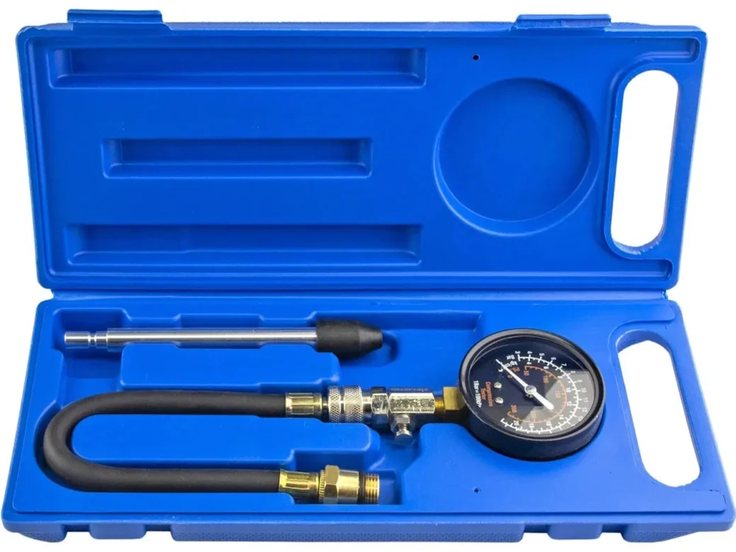 Компрессометр бензиновый с гибкой и жесткой насадкой (в кейсе), ZIPMEND