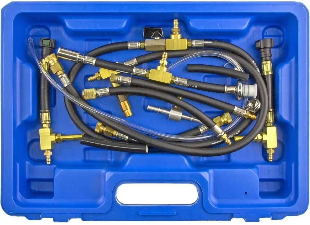 Тестер давления топлива «MASTER SET 2» (0–10 bar), 41 предмет, ZIPMEND