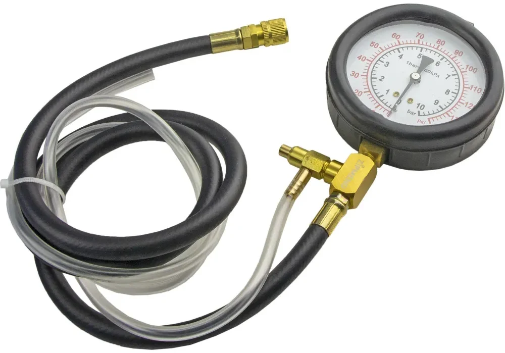 Тестер давления топлива «MASTER SET» (0–10 bar), 46 предметов, ZIPMEND