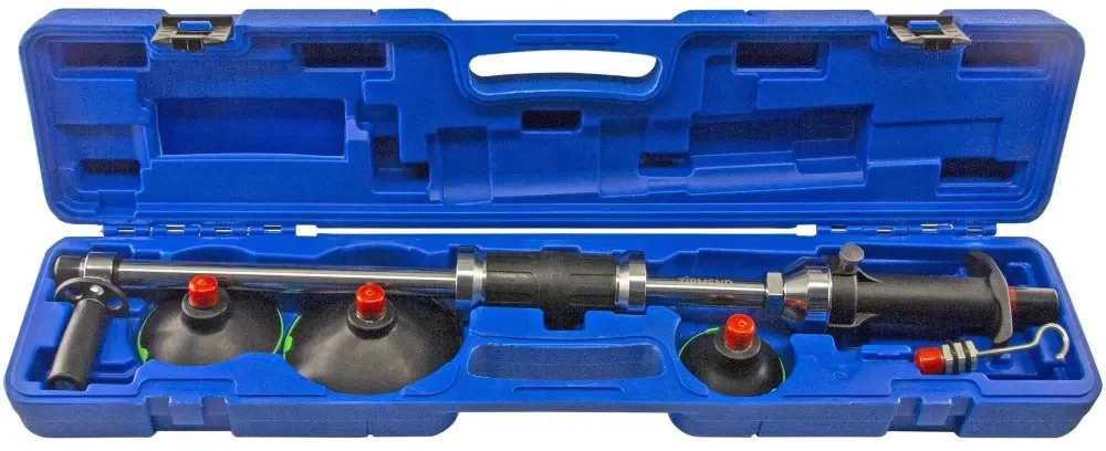 Обратный молоток с встроенным насосом (инструмент для ремонта вмятин) присоски 75 , 100, 125мм., ZIPMEND