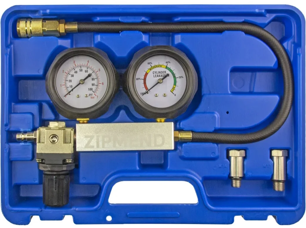 Тестер для выявления утечек в цилиндрах (0–7bar), ZIPMEND