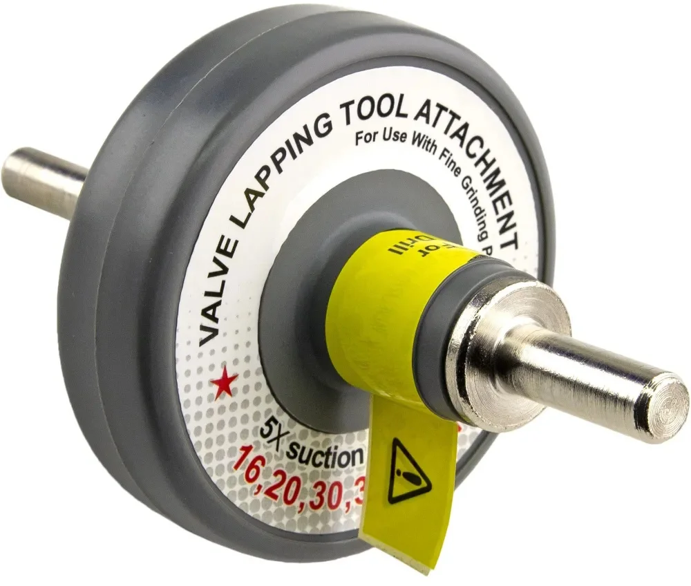 Насадка для притирки клапанов на дрель (присоска 16, 20, 30, 35, 45мм), 6 предметов, ZIPMEND