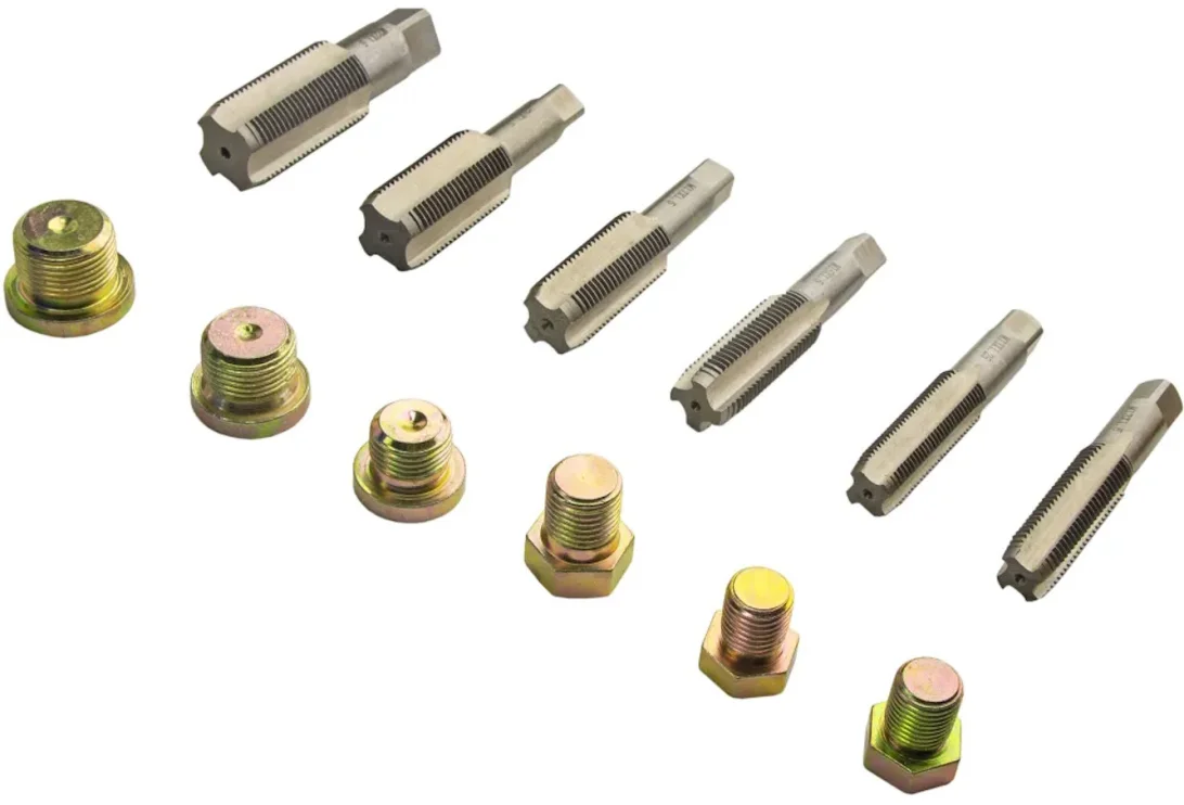 Набор для восстановления резьбы маслосливных отверстий, М13-М22, 114 предметов, ZIPMEND