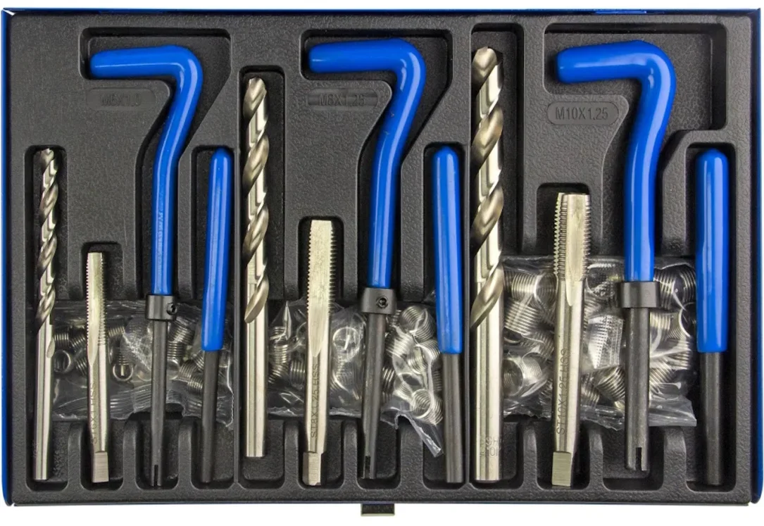 Набор для восстановления резьбы M6-M10, 88 предметов, ZIPMEND