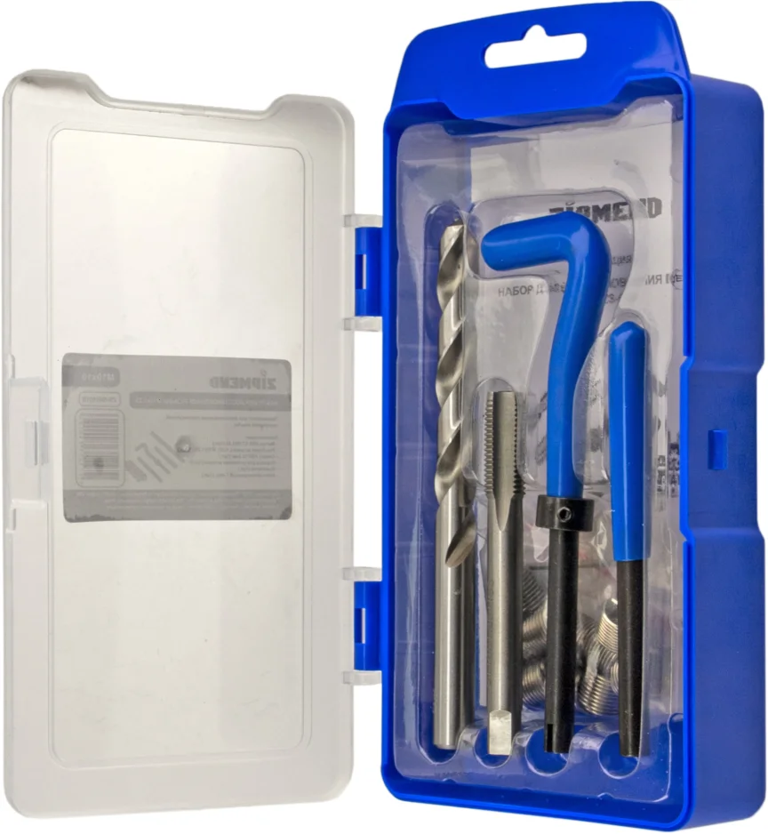 Набор для восстановления резьбы M10 х 1.0 мм., ZIPMEND