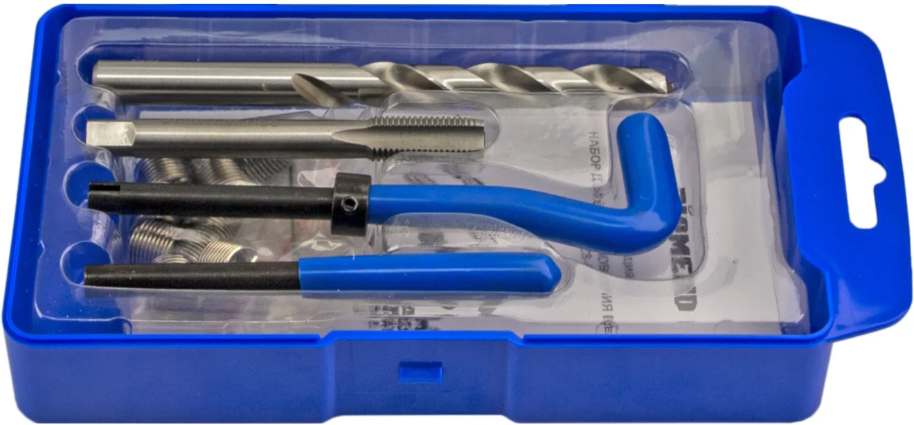 Набор для восстановления резьбы M10 х 1.0 мм., ZIPMEND