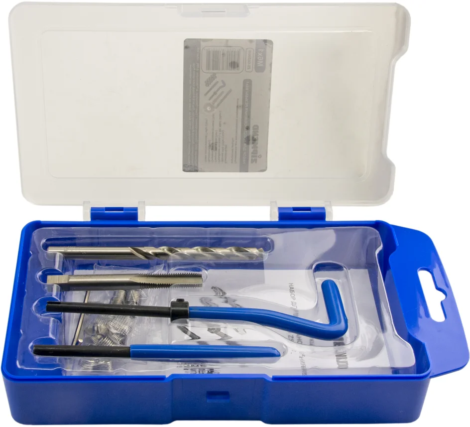 Набор для восстановления резьбы M6 х 1.0 мм., ZIPMEND