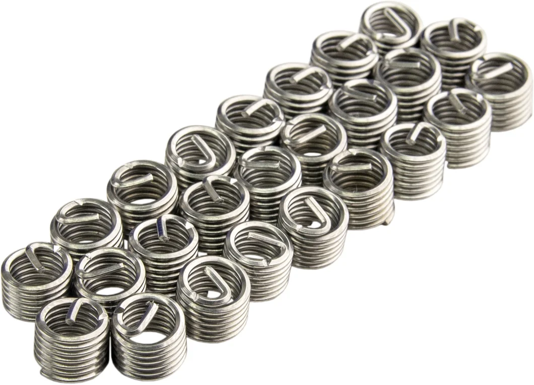 Вставка резьбовая для восстановления резьбы M6 х 1мм., 25штук, ZIPMEND