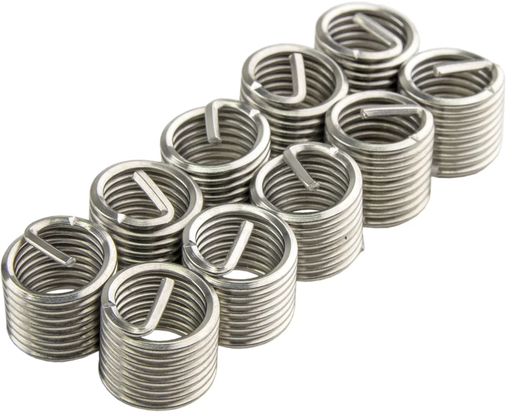 Вставка резьбовая для восстановления резьбы M12 х 1.75 мм., 10 штук, ZIPMEND