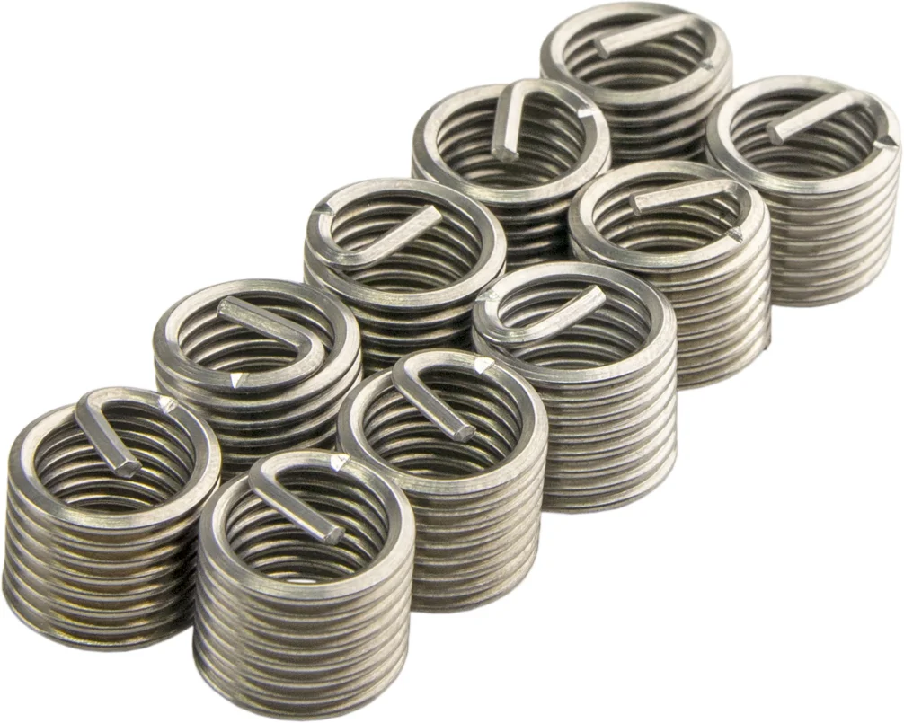 Вставка резьбовая для восстановления резьбы M10 х 1.5 мм., 10 штук, ZIPMEND