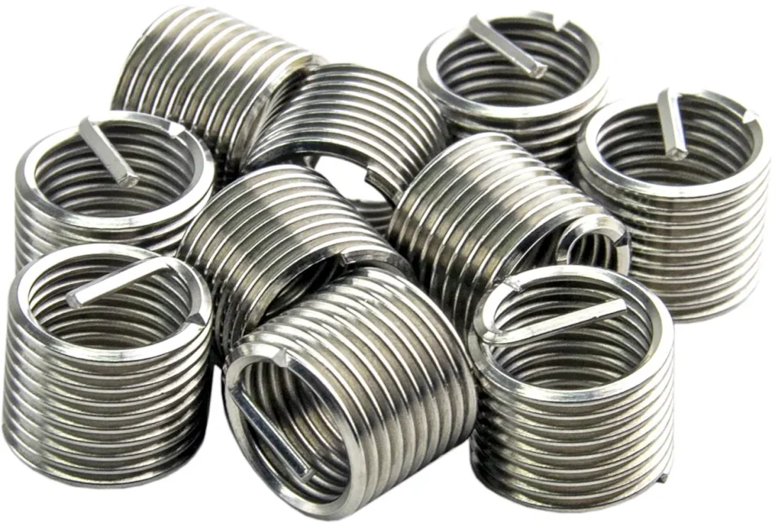 Вставка резьбовая для восстановления резьбы M10 х 1.25 мм., 10 штук, ZIPMEND