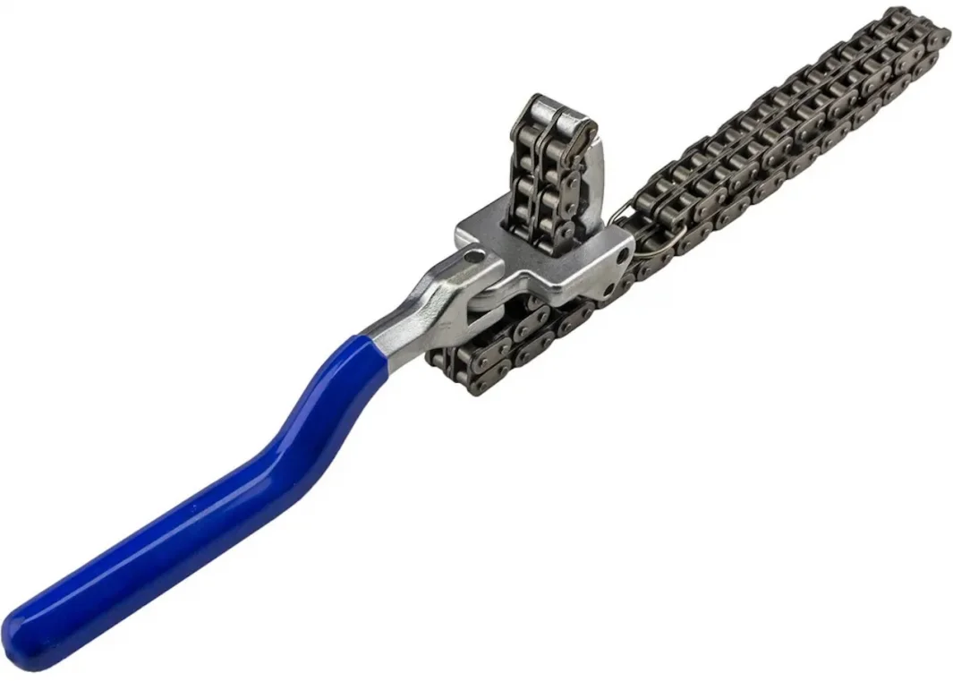 Съемник масляного фильтра цепной усиленный 60–160мм