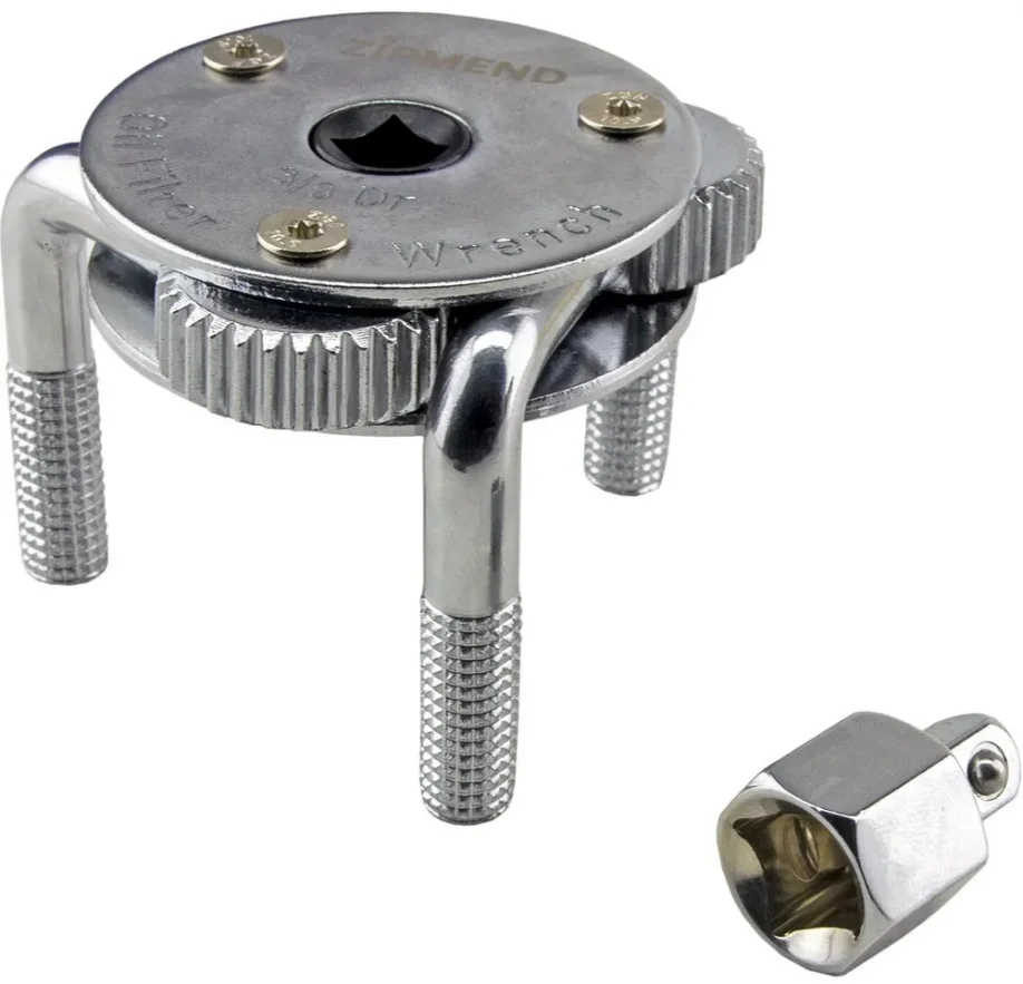 Съемник масляного фильтра (краб), 75–120мм., 1/2''–3/8''