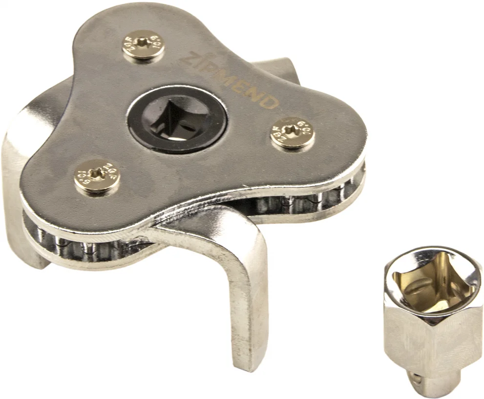 Съемник масляного фильтра (краб) с тонкими ножками, 64–101мм., 1/2''–3/8''