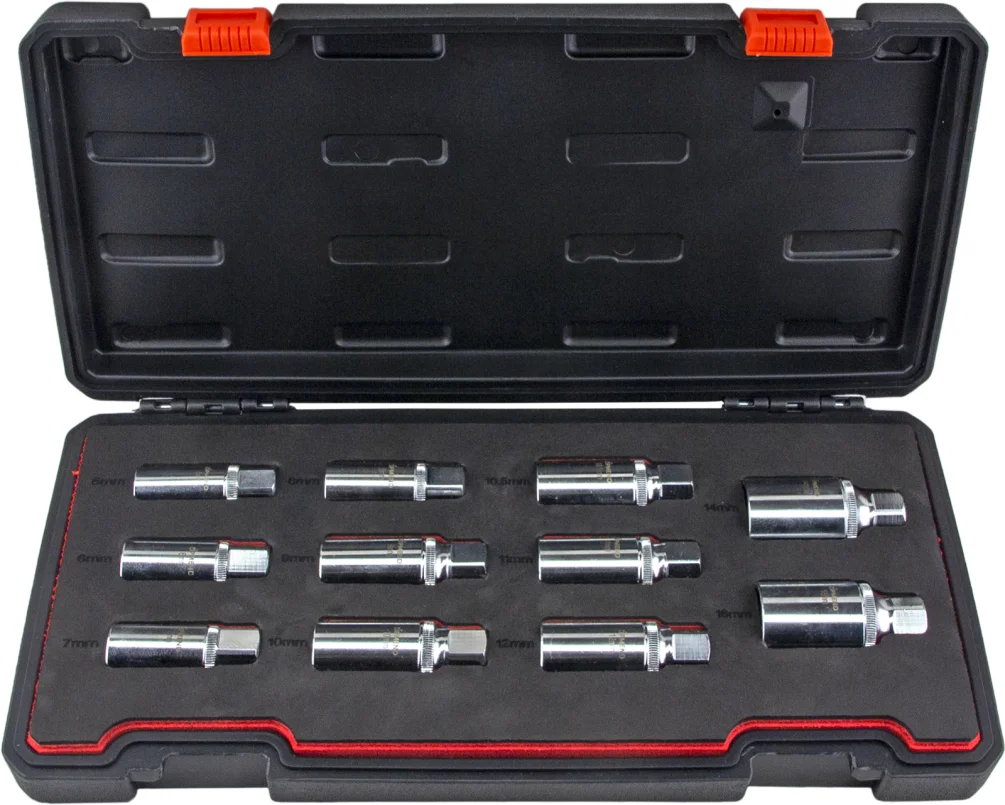 Набор шпильковертов эксцентриковых расширенный 5–16мм., 11 предметов