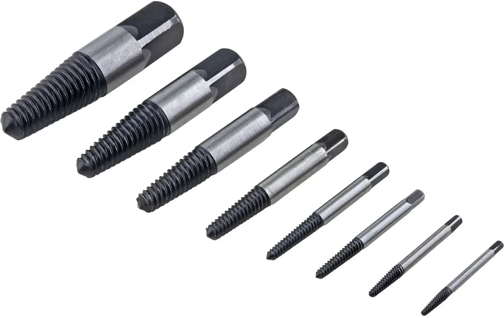 Набор экстракторов для извлечения сломанного крепежа М3-М50, 8пр.