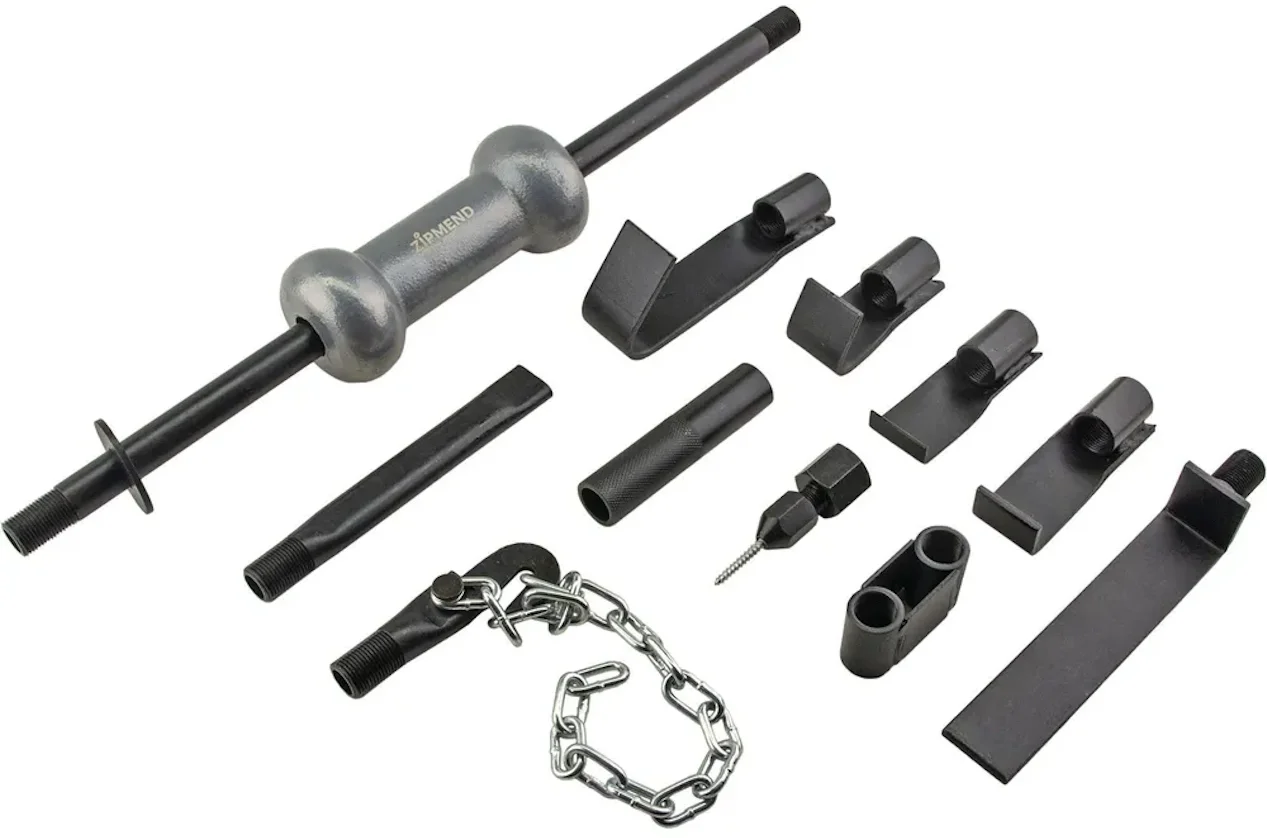 Набор для кузовного ремонта с обратным молотком, 13пр.