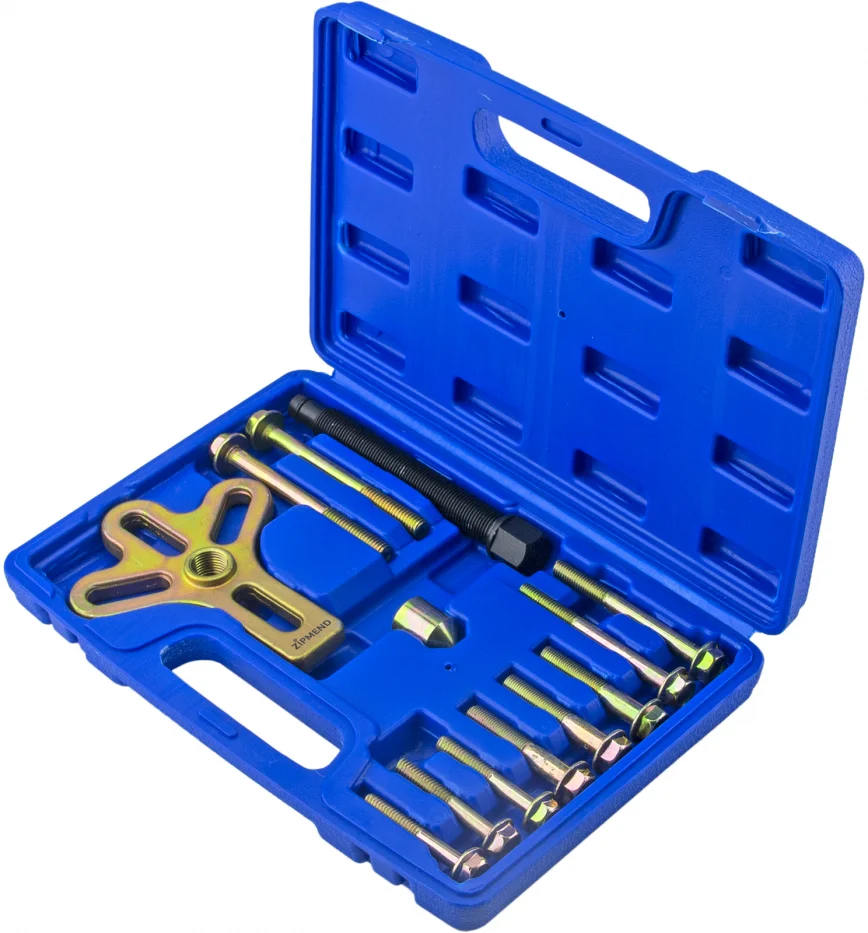 Съемник универсальный с болтовыми захватами 30–120мм, 13предметов, ZIPMEND