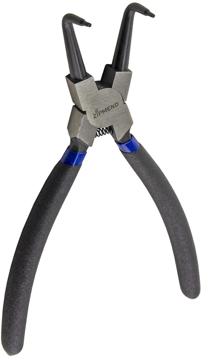 Съемник стопорных колец загнутый (сжим) L-230мм., ZIPMEND