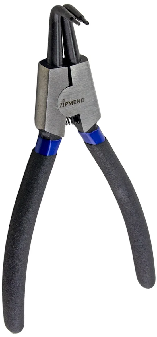 Съемник стопорных колец загнутый (разжим) L-230мм., ZIPMEND