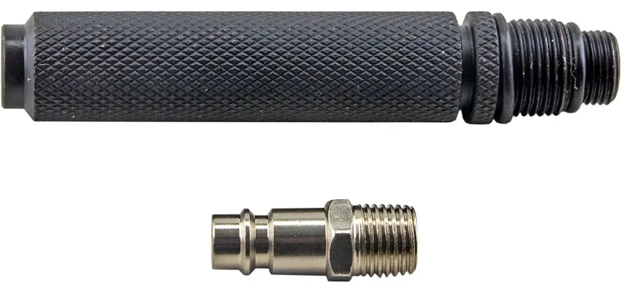 Переходник для подачи сжатого воздуха в цилиндр ДВС через свечное отверстие, ZIPMEND