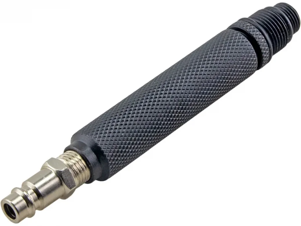 Переходник для подачи сжатого воздуха в цилиндр ДВС через свечное отверстие, ZIPMEND