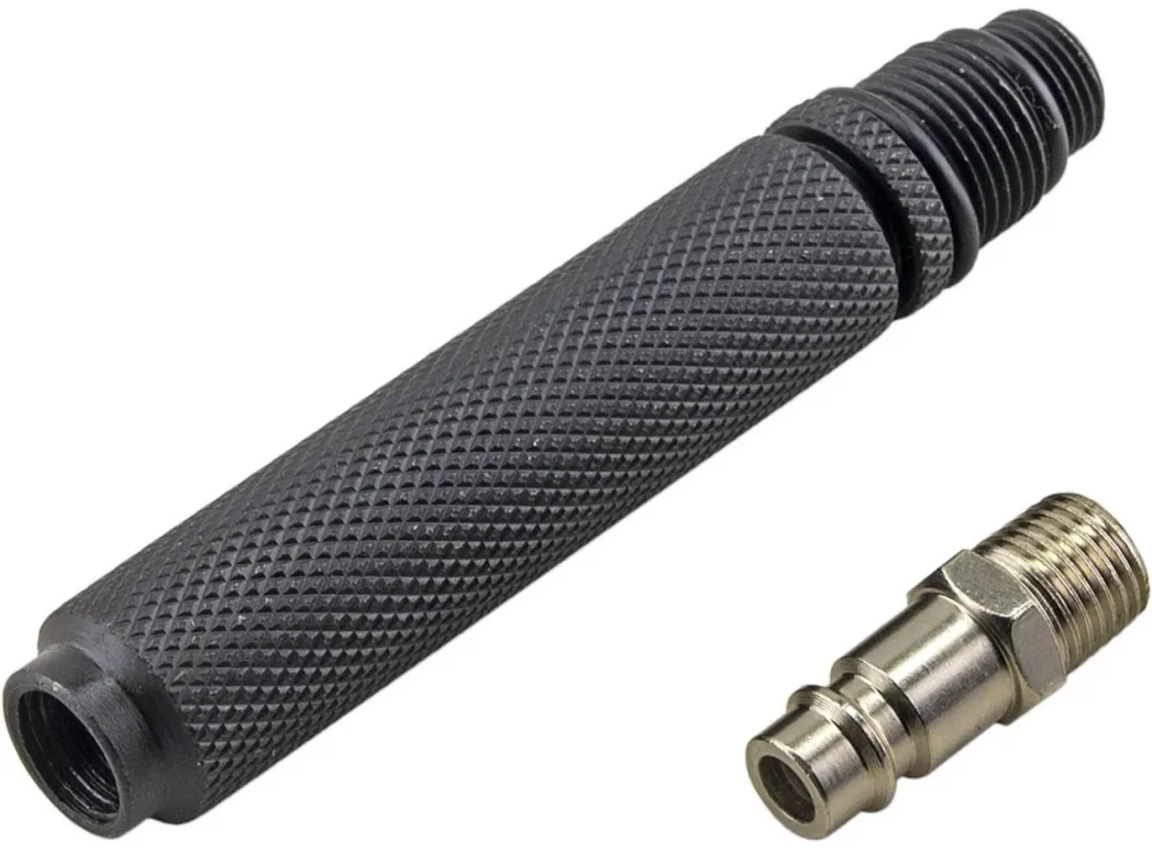 Переходник для подачи сжатого воздуха в цилиндр ДВС через свечное отверстие, ZIPMEND