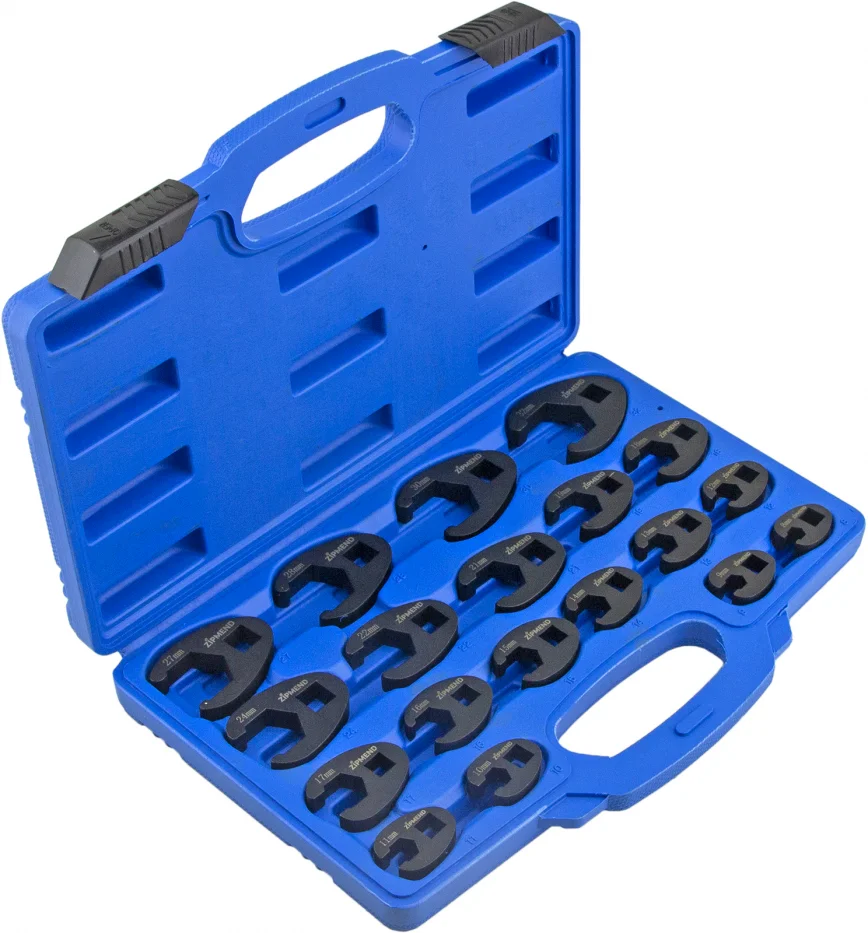 Набор ключей разрезных односторонних 8–32мм., 19 предметов, ZIPMEND