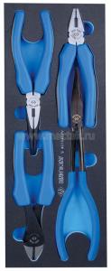 Набор плоскогубцев и бокорезов, ложемент, 4 предмета KING TONY 9-40104GPV