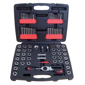 Набор метчиков и плашек SK-5 M3-M12, кейс, 75 предметов МАСТАК 351-00075C