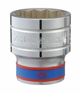 Головка торцевая стандартная двенадцатигранная 1/2", 36 мм KING TONY 433036M Головка торцевая стандартная двенадцатигранная 1/2", 36 мм KING TONY 433036M