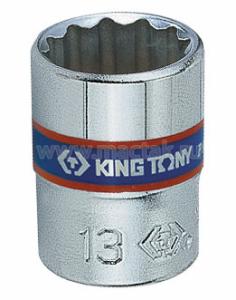 Головка торцевая стандартная двенадцатигранная 1/4", 10 мм KING TONY 233010M Головка торцевая стандартная двенадцатигранная 1/4", 10 мм KING TONY 233010M